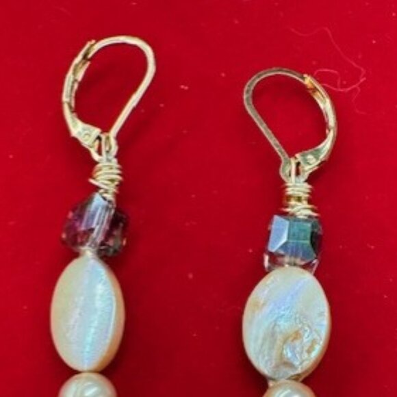 Fresh Water Pearl Earrings - Holiday Sale - Picture 2 of 2